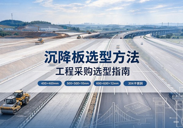 西湖沉降板选择方法